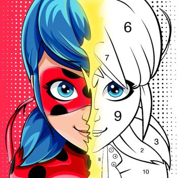 Miraculous LadyBug Coloring